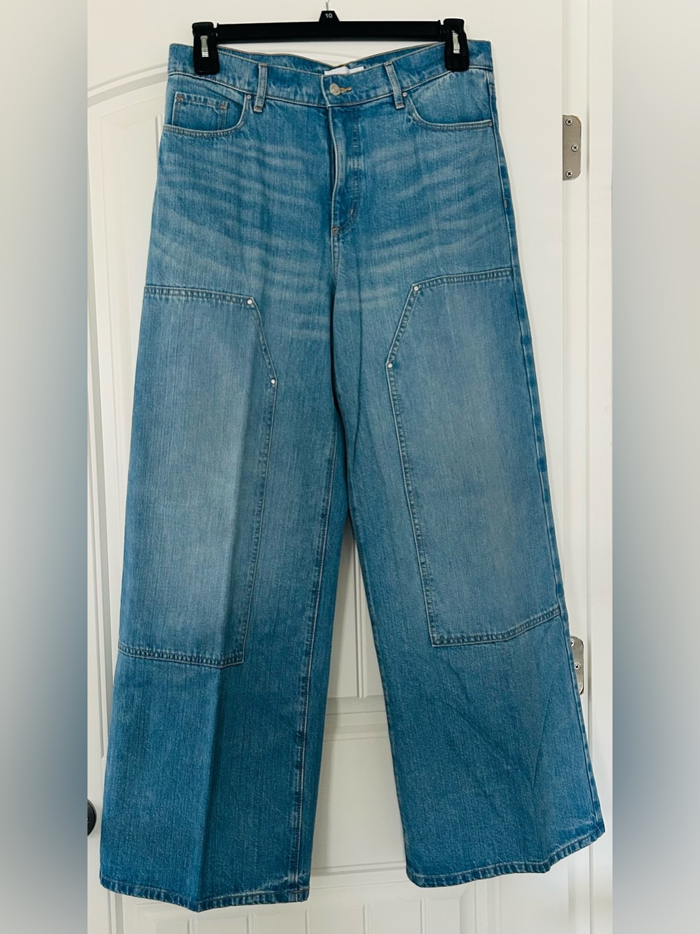 NEW!! LOFT Women’s High-Rise Wide-Leg Jeans in Classic Indigo Wash